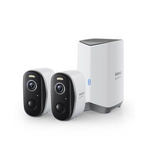 Комплект IP-камер відеоспостереження Baseus Security N1 Plus Outdoor Camera 2K 2-Cam Kit White AU S0TY002132 фото