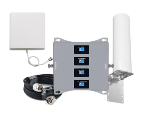 Комплект для підсилення мобільного зв'язку 900/1800/2100/2600 МГц GSM-SET-4B фото