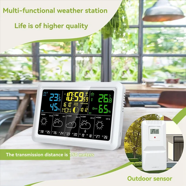 Метеостанція WiFi Tuya B97A з зовнішнім датчиком B97A-WIFI фото