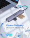 FORIDA Type-C Hub 7-в-1 PD 100W, Док-станція для ноутбука, планшета, MacBook FORIDA-7IN1 фото 3