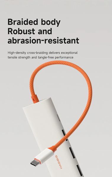 USB-C док-станція Hagibis 5-в-1 з HDMI 4K 60 Гц, 3&times;USB 3.0 та Power Delivery 100 Вт KZWN01H фото