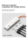 USB-C док-станція Hagibis 5-в-1 з гігабітним LAN RJ45, 3&times;USB 3.0 та Power Delivery 100 Вт KZWN01R фото 3