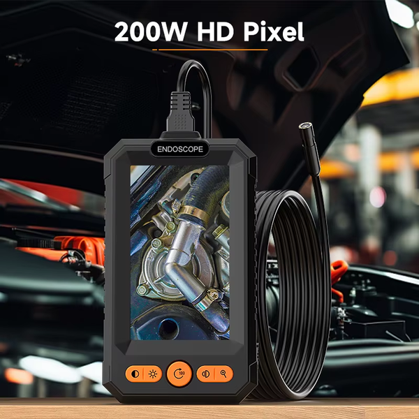 Промисловий відеоендоскоп 1080P з екраном 4.3&Prime;, камерою 8 мм та акумулятором 2600 мА&middot;год, 5 м T40-5M фото