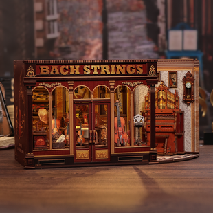 Book Nook Книжковий румбокс &laquo;Bach Strings&raquo; Струни Баха, Бук Нук CWGB404 фото